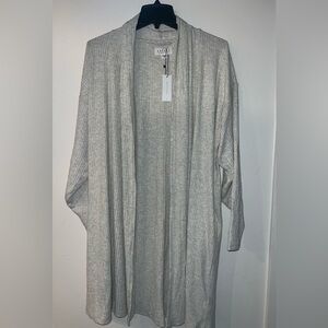 New Velvet by Graham & Spencer Cozy Long Rib Cardigan Size S